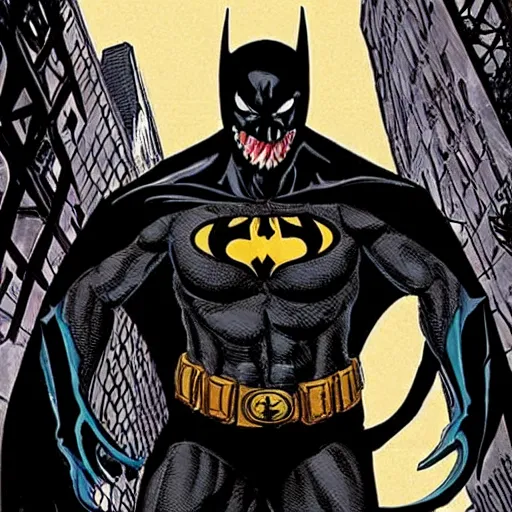 Prompt: venom as batman