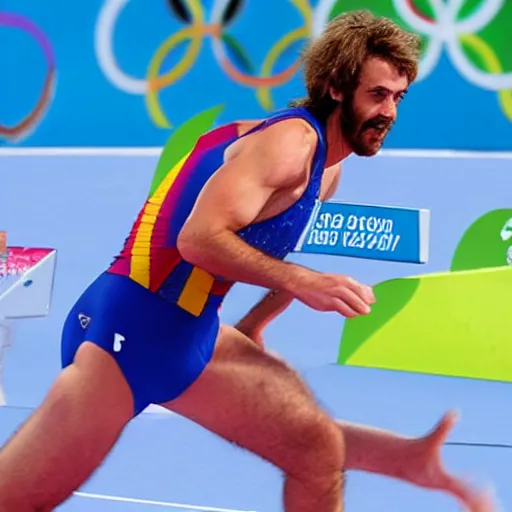 Image similar to hairy cobi from the Barcelona olympic games