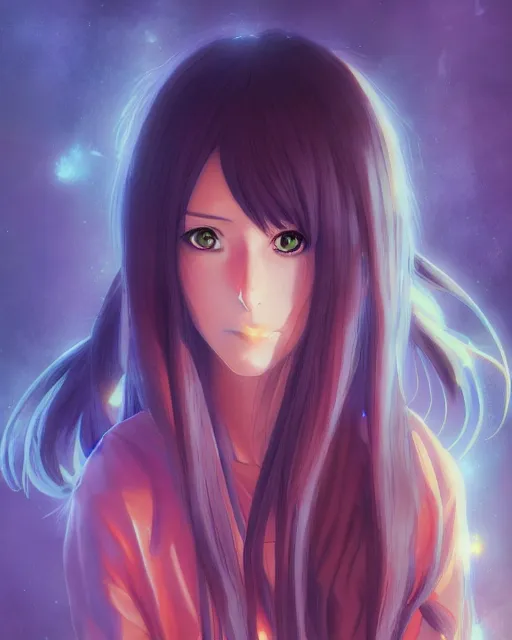 Image similar to anime portrait of Alanis Morissette as an anime woman by Stanley Artgerm Lau, WLOP, Rossdraws, James Jean, Andrei Riabovitchev, Marc Simonetti, and Sakimichan, trending on artstation