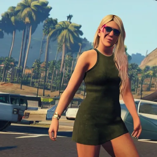 Image similar to Ellie Goulding in GTA 5