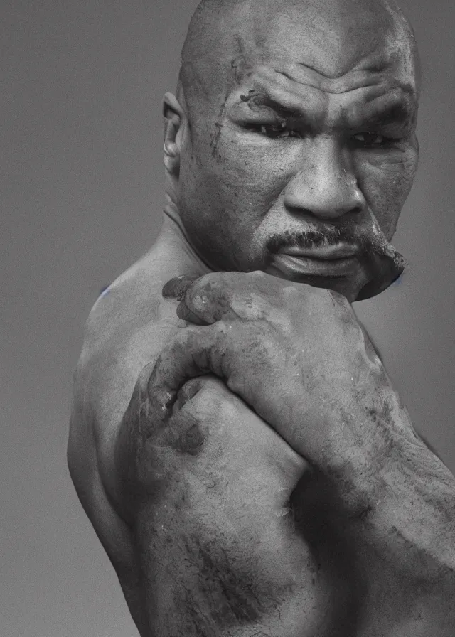 Image similar to photo portrait of Mike Tyson