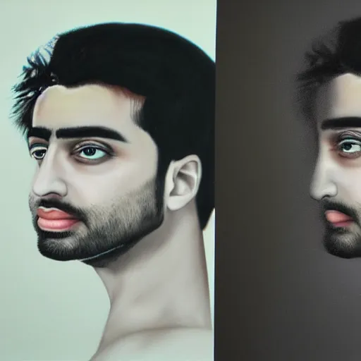 Prompt: photo realistic portrait of emad mostaque