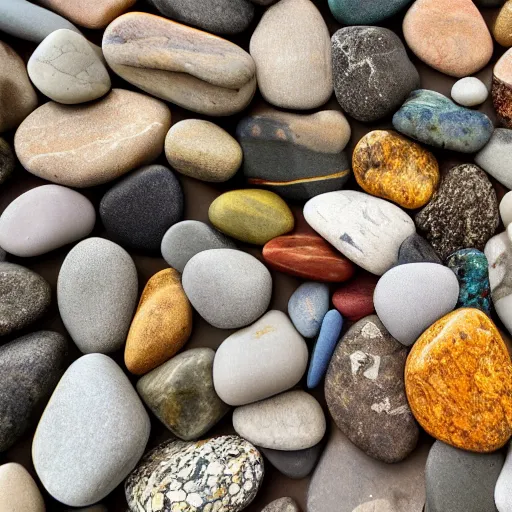 Prompt: rocks stones pebbles