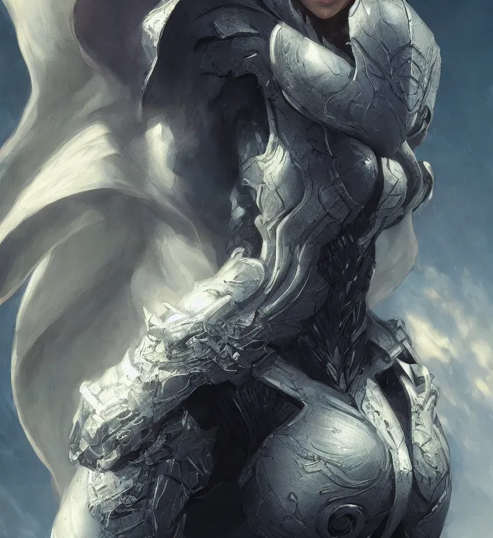 Image similar to female moon knight, hyper detailed, dynamic background, digital art, trending in artstation, cinematic lighting, studio quality, smooth render, unreal engine 5 rendered, octane rendered, art style by klimt and nixeu and ian sprigger and wlop and krenz cushart