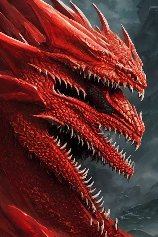 ancient red dragon, highly detailed, & | Stable Diffusion |