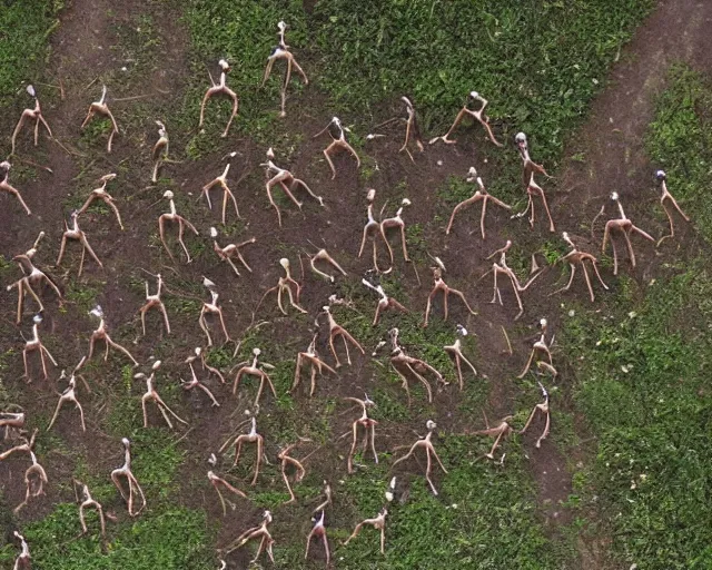 Image similar to award winning national geographic photograph of an uncontacted tribe of cyborgs