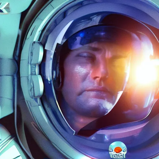 Prompt: STEVEN SEGAL ASTRONAUT MOVIE SCREENSHOT 8K RAY TRACING, SOLARIZATION, BLOOM FX, AMBIENT OCCLUSION EXAGGERATED OCTANE AND REDSHIFT RENDER