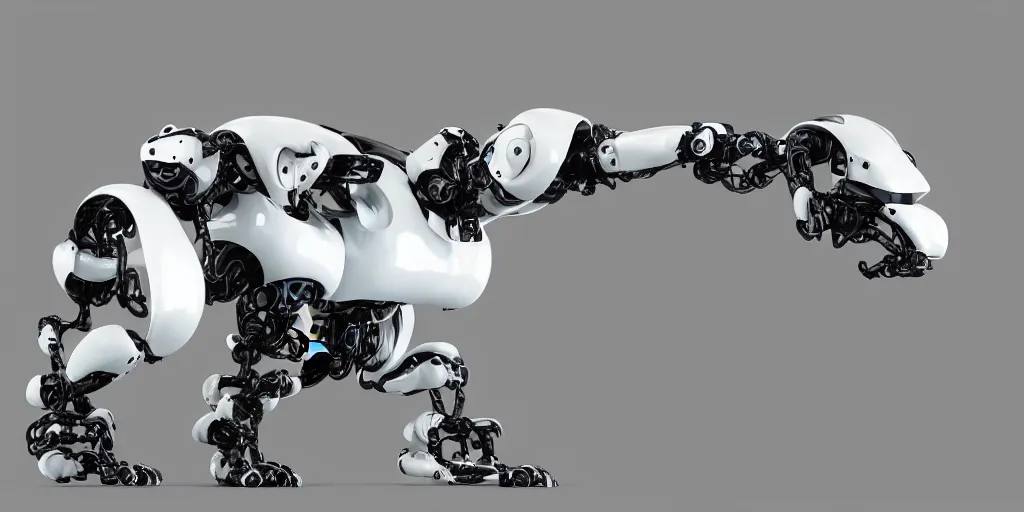 Image similar to photo of cybermorphic robotic animal