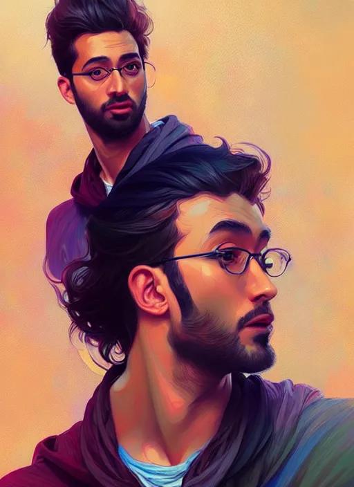 Prompt: handsome kaksahi, half body shot, path traced, highly detailed, high quality, digital painting, alena aenami, lilia alvarado, shinji aramaki, karol bak, alphonse mucha, tom bagshaw