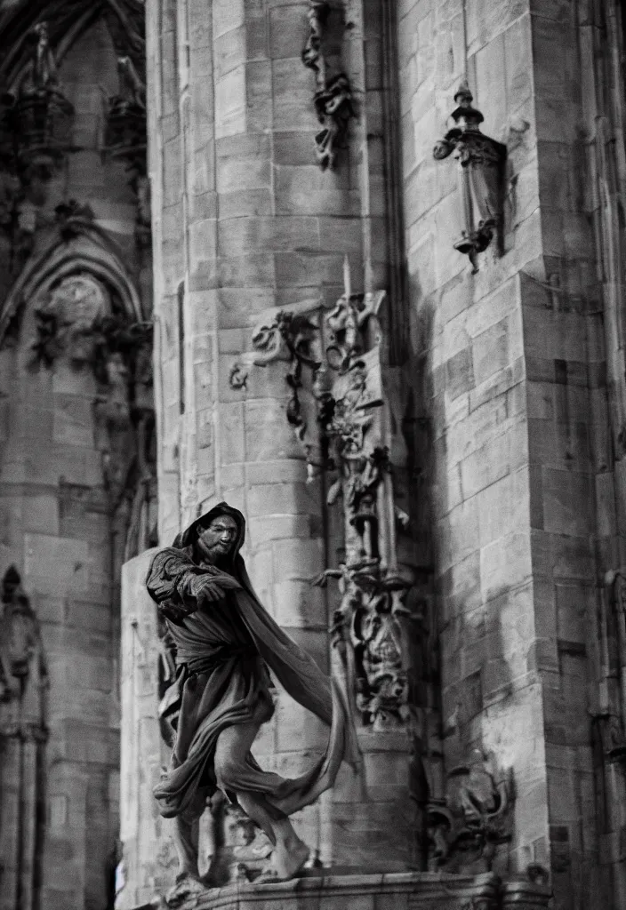 Image similar to a 5 0 mm shot of the hunchback of notre damme