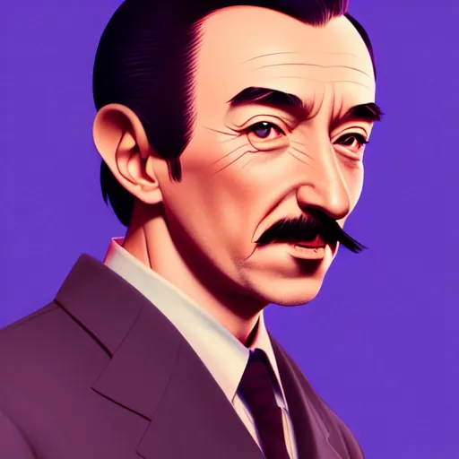 Prompt: a portrait of walt disney, art by ilya kuvshinov and wlop and and josan gonzalez, shikanosuke yagaki, mitsumayo, reivaille, digital art, highly detailed, intricate, sharp focus, trending on artstation hq, deviantart, pinterest, unreal engine 5, 4 k uhd image