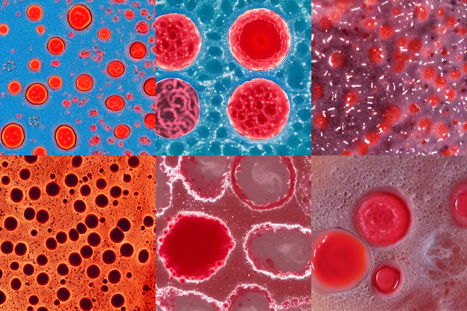 Prompt: plasma cell lymphocytes in periphery blood smear