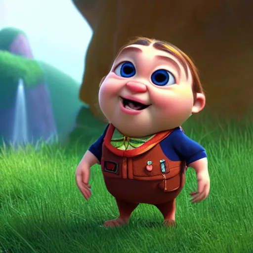 Image similar to booder as a pixar disney character from up ( 2 0 0 9 ), unreal engine, octane render, 3 d render, photorealistic