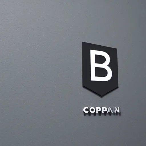 Image similar to Logo of the company BobCorp specialized in 3D printing by Paul Rand