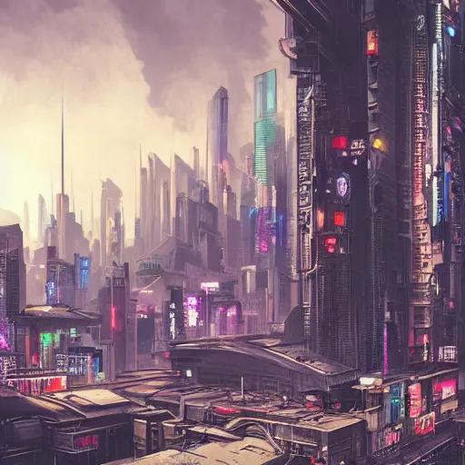 Image similar to cyberpunk city designed by Mucha,photorealistic,artstation,highly details