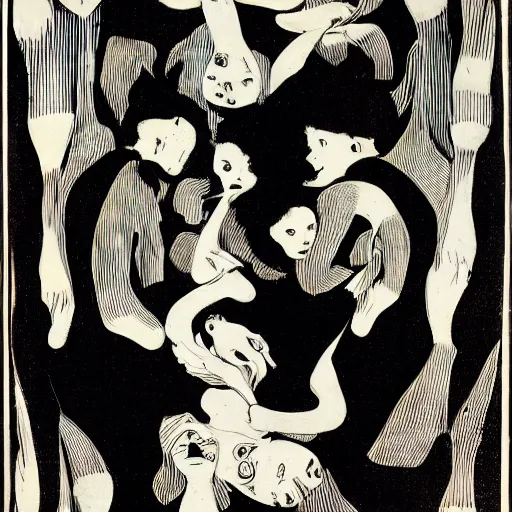 Image similar to a card game, white background, black and white, woodcut, beardsley, aubrey, crepax, guido, moholy - nagy, laszlo, szukalski, stanisław