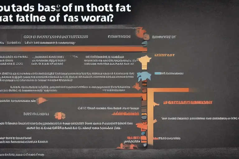 Image similar to future barchart explaining the worlds most important fact in intricate detail