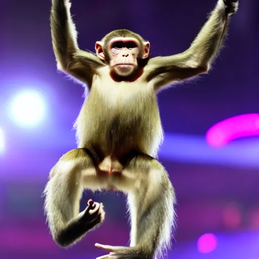 Image similar to Monkey performing at the Super bowl