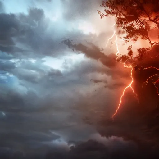 Image similar to dark dragon in a thunderstorm, epic scene, cinematic, ultra photorealistic, 8k,