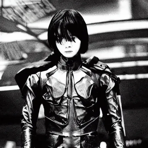 Image similar to Kamen rider black Showa era , movie still, dark ambient, high quality