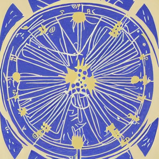 Image similar to an ultra high - resolution 8 k full - canvas scan of a cut - paper illustration of the gemini astrological zodiac sign, by henri matisse. minimalist fine art.