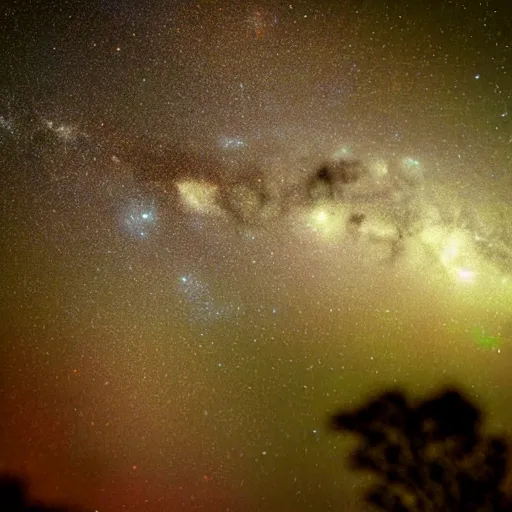 Prompt: beautiful close - up of iris with reflection of milky way inside pupic, macro photography