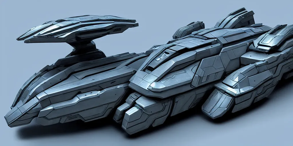 Image similar to an armored futuristic sci fi vehicle