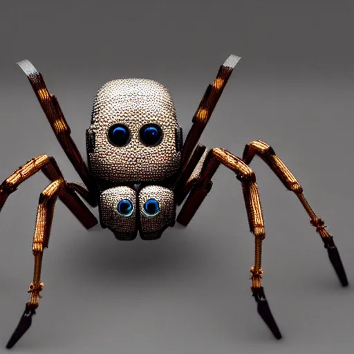 Image similar to Photorealistic Spider Bot 9000