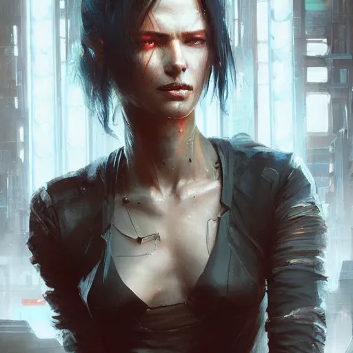 Image similar to neuromancer, painted by stanley lau, painted by greg rutkowski, painted by stanley artgerm, digital art, trending on artstation