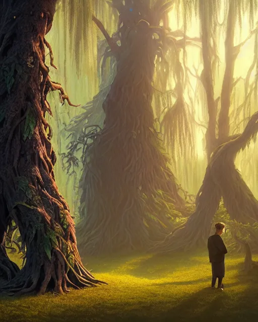 Prompt: highly detailed surreal vfx portrait of a cursed object in a shadowy forest by a willow tree, stephen bliss, unreal engine, greg rutkowski, loish, rhads, beeple, makoto shinkai and lois van baarle, ilya kuvshinov, rossdraws, tom bagshaw, alphonse mucha, global illumination, detailed and intricate environment