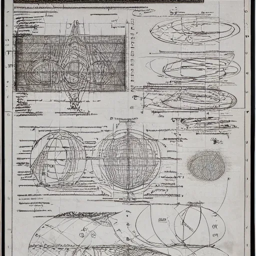 Prompt: archimedes techical drawing with lots of math and scripples, blueprint of the innerworkings of fractals, lots of numbers and scribbles, leonardo da vinci technical drawing, partchment paper, scientific, ultra realistic, 8 k