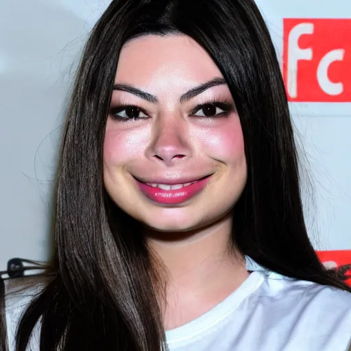 Image similar to Miranda Cosgrove as Yung Lean, iCarlean, photo