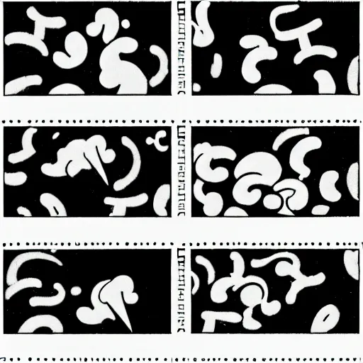 Prompt: macaroni fights each other. film strip. 4 frames.