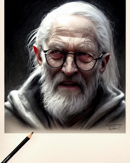 Image similar to a elderly wizard casting a black fireball | | pencil sketch, realistic shaded, fine details, realistic shaded lighting poster by greg rutkowski, magali villeneuve, artgerm, jeremy lipkin and michael garmash and rob rey