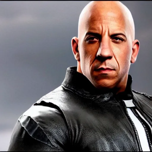 Prompt: vin diesel, as a character in tekken