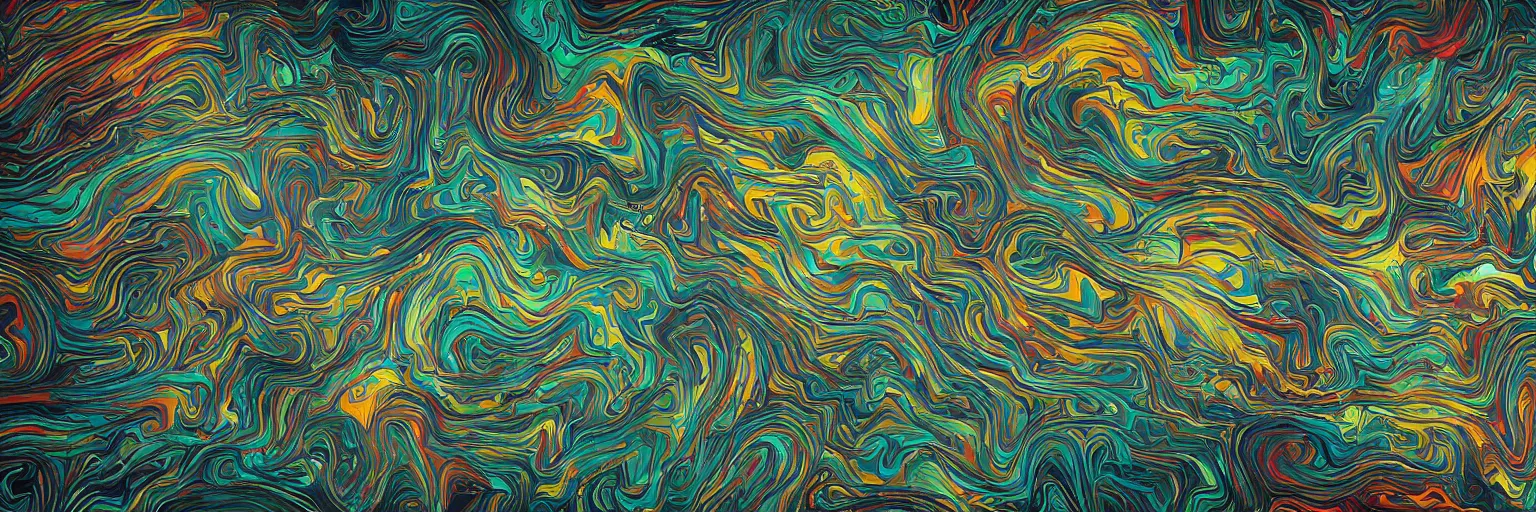 Image similar to abstract wallpaper design, popular on artstation