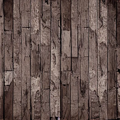 Prompt: topdown perspective of old ruined wood floor texture