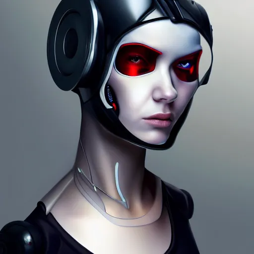 Image similar to beautiful girl cyborg, fullbody, full shot, hyper realisti, artstaition, deviantart