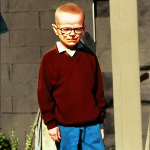 Image similar to a photo of young walter white as a child