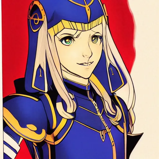 Image similar to Fire Emblem Character Portrait by Adam Hughes