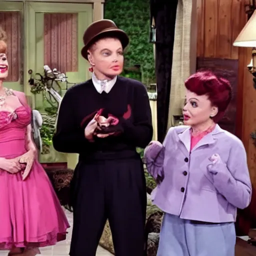 Image similar to i love lucy but filmed in 2 0 2 1