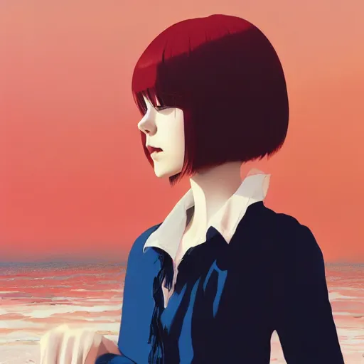 Prompt: a portrait of a fantastic character in a scenic environment by Ilya Kuvshinov