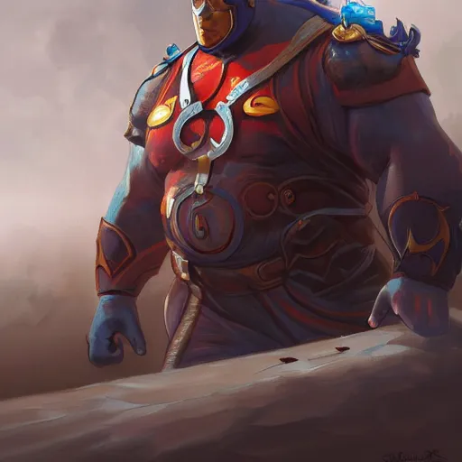 Image similar to a insanely detailed painting of a slightly overweight masked superhero wearing a tight fitting costume, staring at the computer nervously clicking on the mouse in the style of peter mohrbacher, dramatic lighting and composition, trending on artstation, concept art, comic book