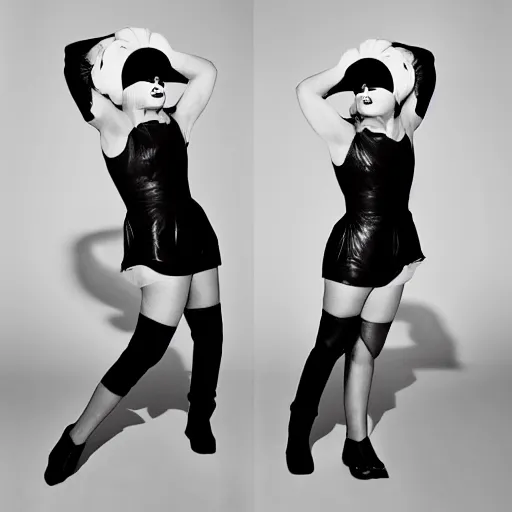 Image similar to Sia Furler photoshoot full body