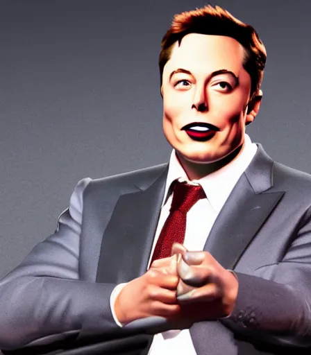 Prompt: portrait of elon musk as a robot chicken character, intense, high quality, high detail