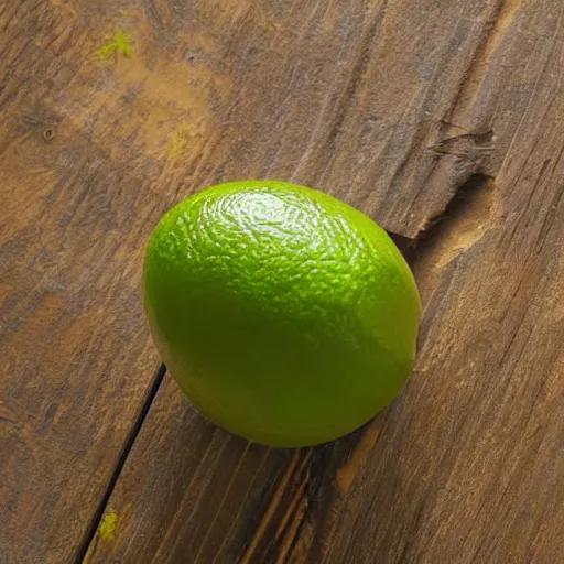 Prompt: an 8k HD product photo of a lime airsoft grenade fruit