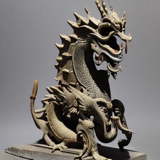 Image similar to dragon statue made in tang dynasty