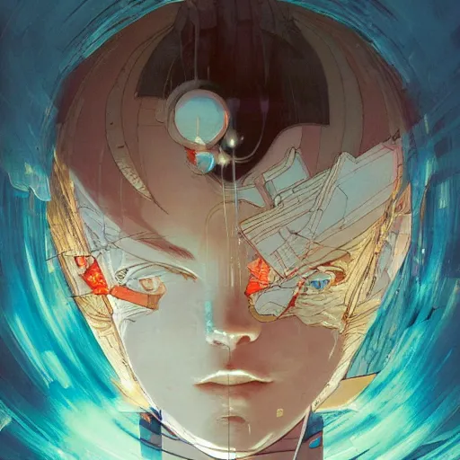 Image similar to prompt : city scavenger portrait soft light painted by james jean and katsuhiro otomo and erik jones, inspired by akira anime, smooth face feature, intricate oil painting, high detail illustration, sharp high detail, manga and anime 1 9 9 9