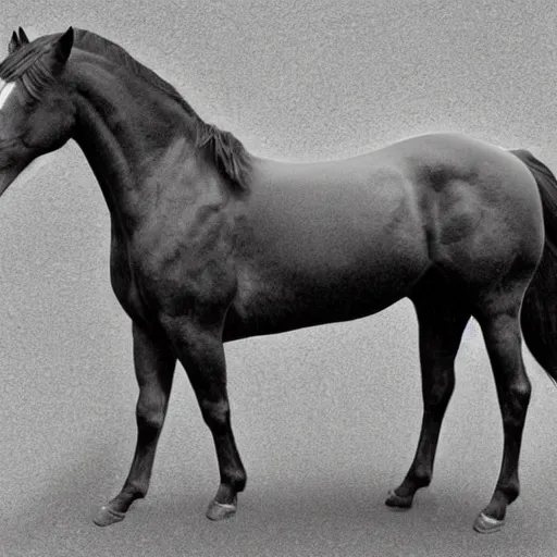 Image similar to a horse with a human body