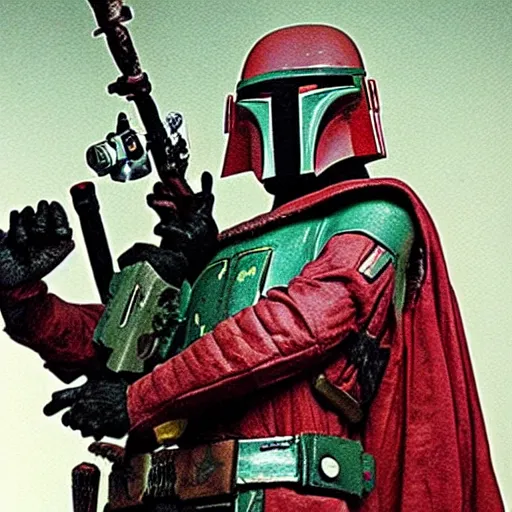 Prompt: a still of tengu in the book of boba fett, realistic, photorealistic, detailed,
